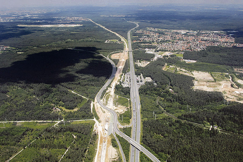 Über die VLSBlitzer am Ende der A9 bei München (Garching